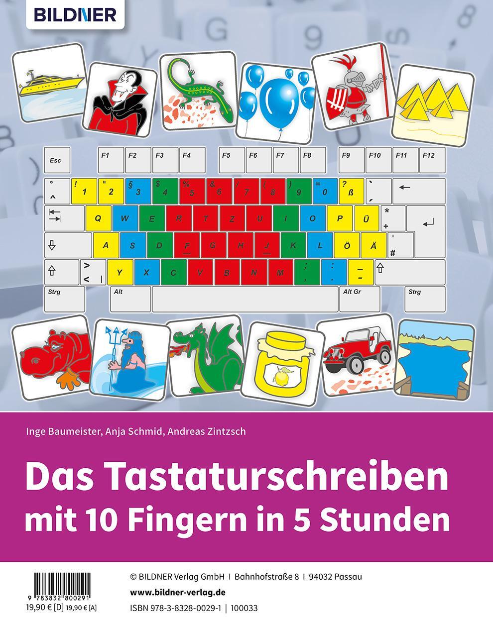 Rückseite: 9783832800291 | Das Tastaturschreiben mit 10 Fingern in 5 Stunden. Trainerleitfaden