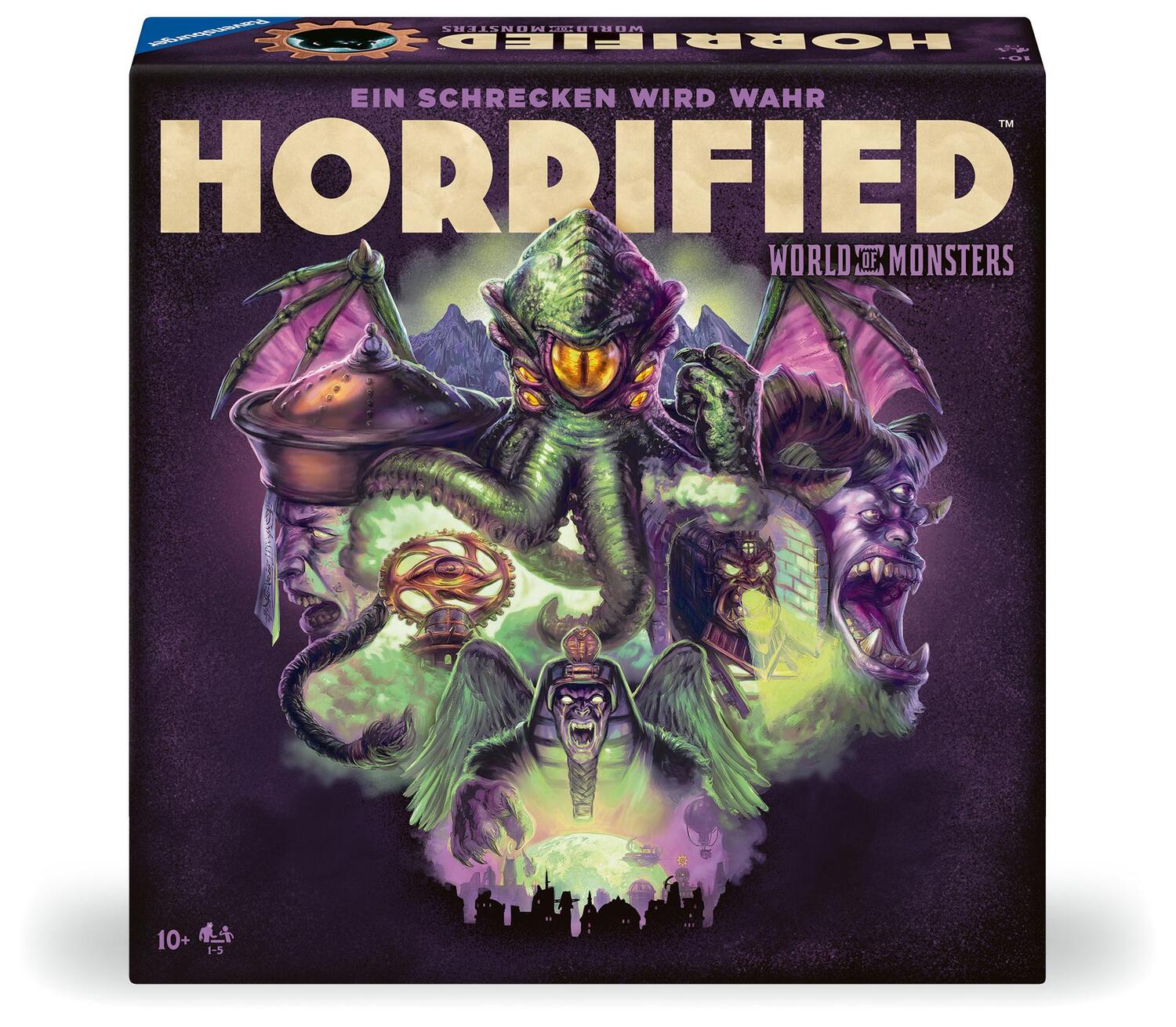 Cover: 4005556228928 | Ravensburger 22892 - Horrified: World of Monsters - Kooperatives...