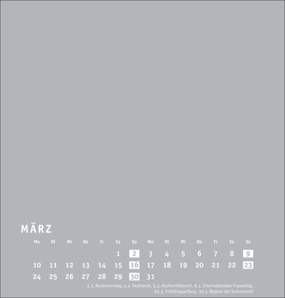 Bild: 9783756407903 | Premium-Bastelkalender silbergrau mittel 2025 | Kalender | 14 S.