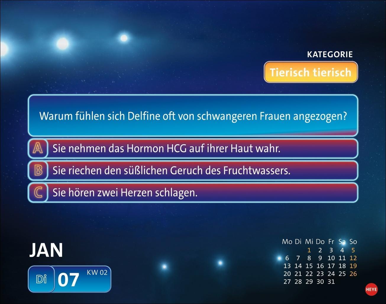 Bild: 9783756406258 | Wer weiß denn sowas? Tagesabreißkalender 2025 | Heye | Kalender | 2025