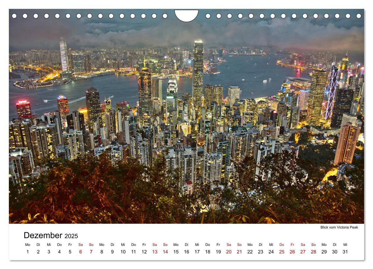 Bild: 9783435162956 | Megacity Hong Kong (Wandkalender 2025 DIN A4 quer), CALVENDO...