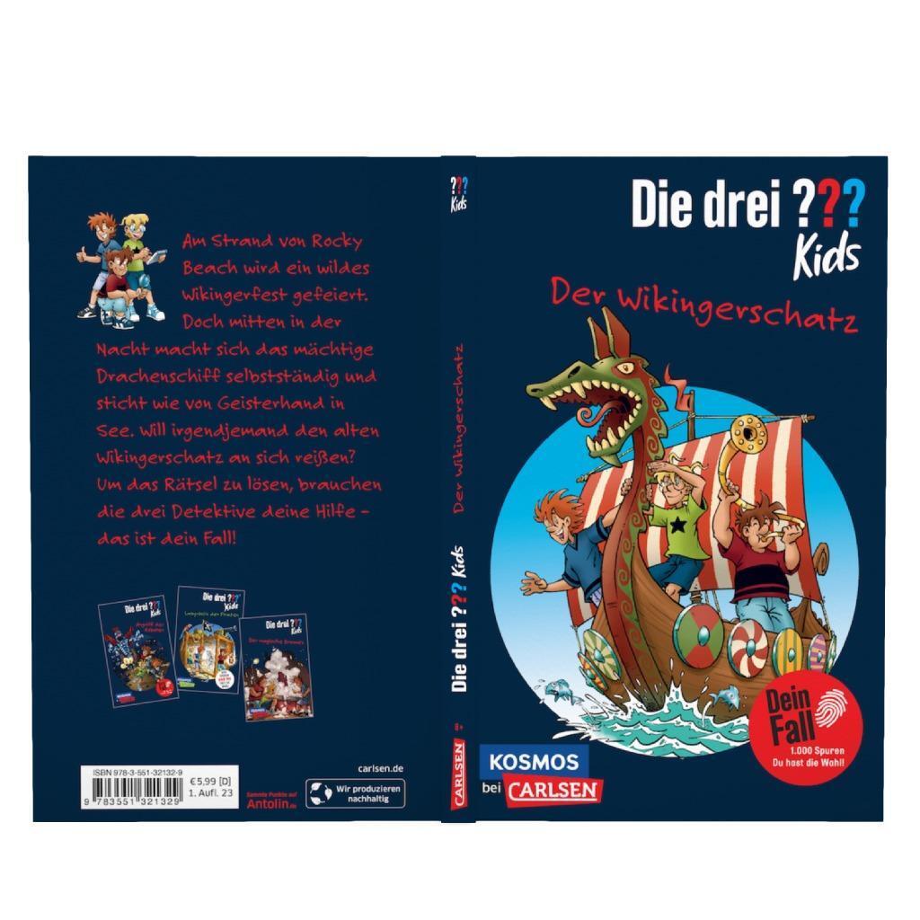 Bild: 9783551321329 | Die drei ??? Kids Dein Fall: Der Wikingerschatz | Boris Pfeiffer