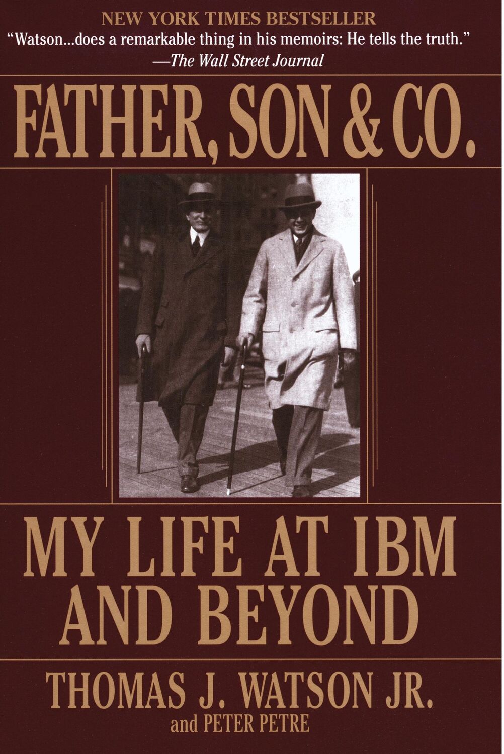 Cover: 9780553380835 | Father, Son &amp; Co. | My Life at IBM and Beyond | Thomas J. Watson