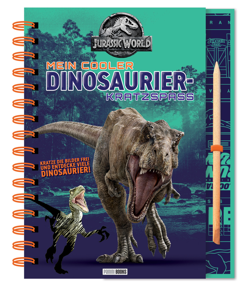 Cover: 9783833241192 | Jurassic World: Mein cooler Dinosaurier-Kratzspaß | Marilyn Easton