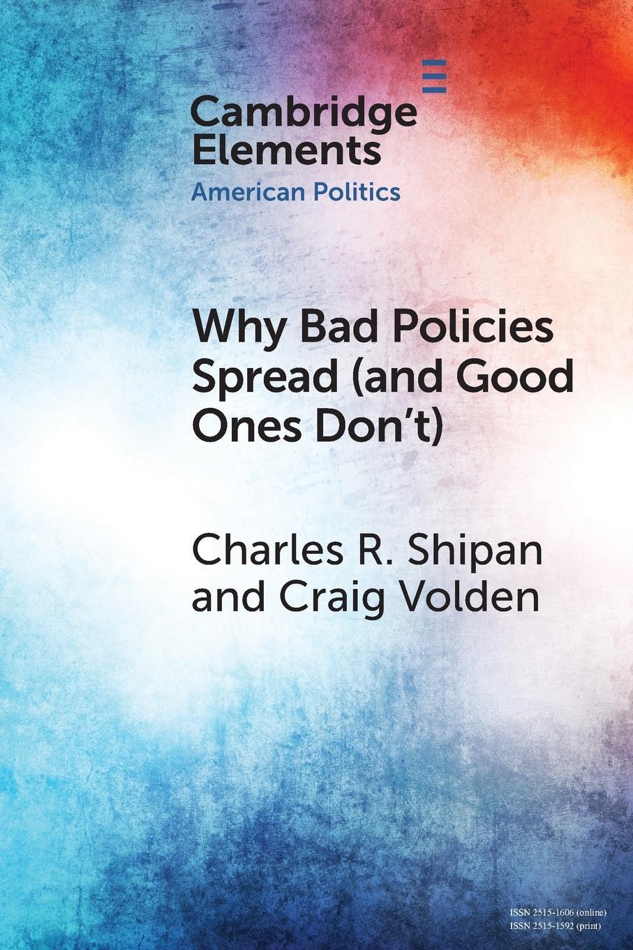 Cover: 9781108958363 | Why Bad Policies Spread (and Good Ones Don't) | Shipan (u. a.) | Buch