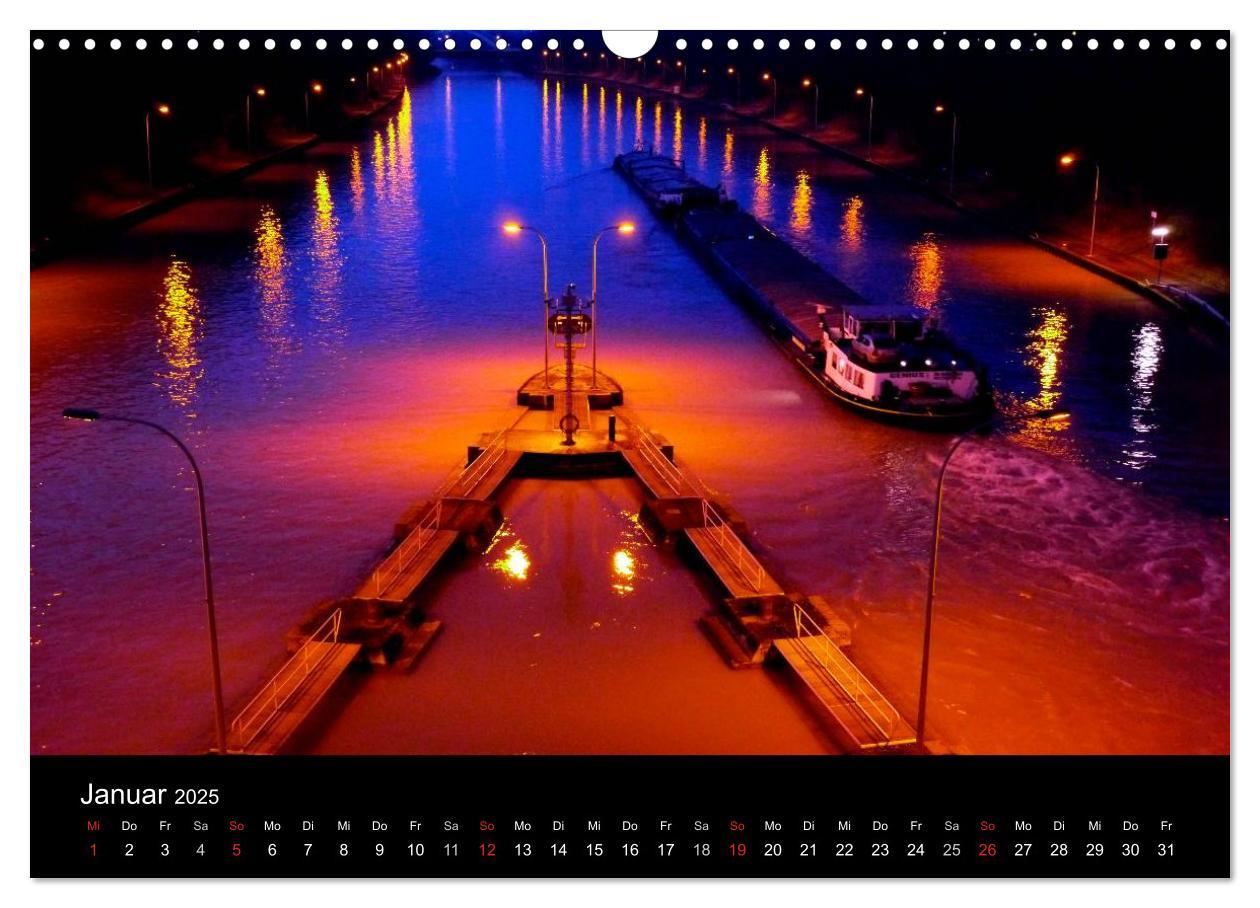 Bild: 9783435738090 | Binnenschiff Ahoi! (Wandkalender 2025 DIN A3 quer), CALVENDO...