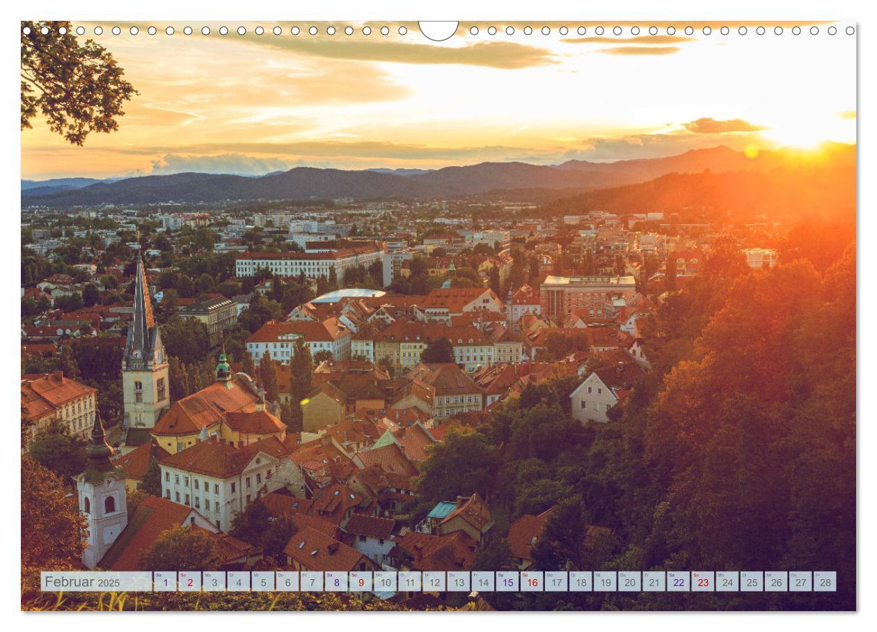 Bild: 9783383850363 | Ljubljana - Sloweniens wunderschöne Hauptstadt (Wandkalender 2025...