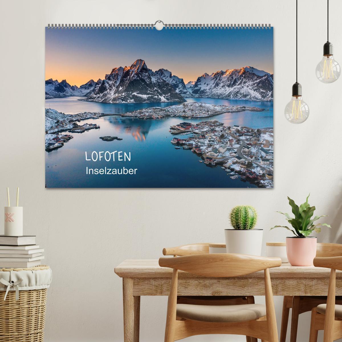 Bild: 9783435218202 | Lofoten Inselzauber (Wandkalender 2025 DIN A2 quer), CALVENDO...