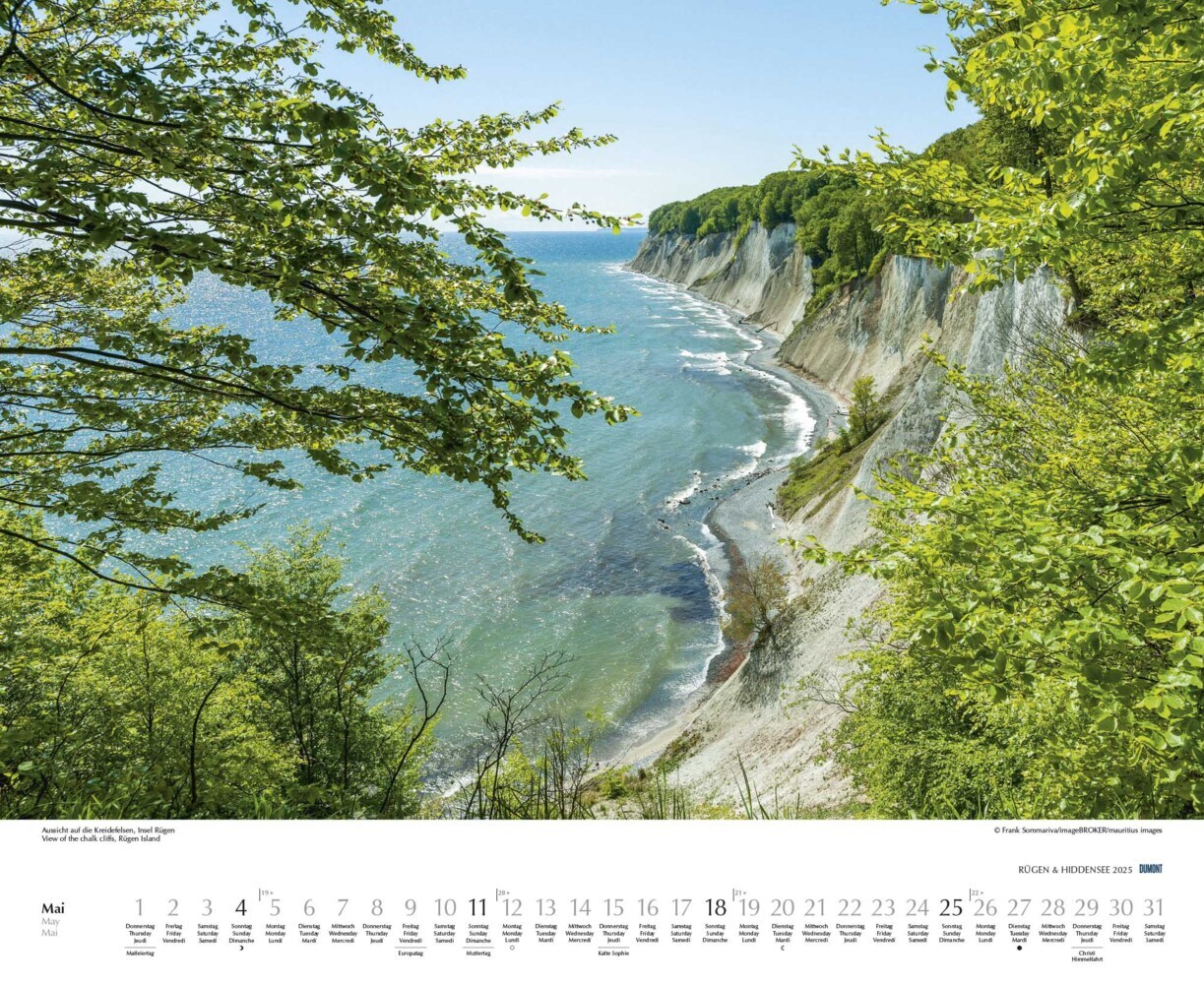 Bild: 4250809652726 | DUMONT - Rügen &amp; Hiddensee 2025 Wandkalender, 52x42,5cm,...