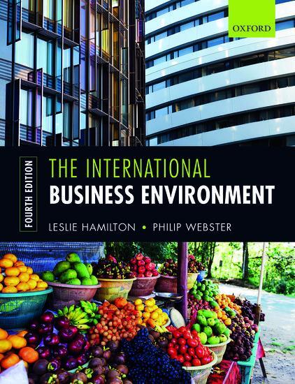 Cover: 9780198804291 | The International Business Environment | Leslie Hamilton (u. a.)