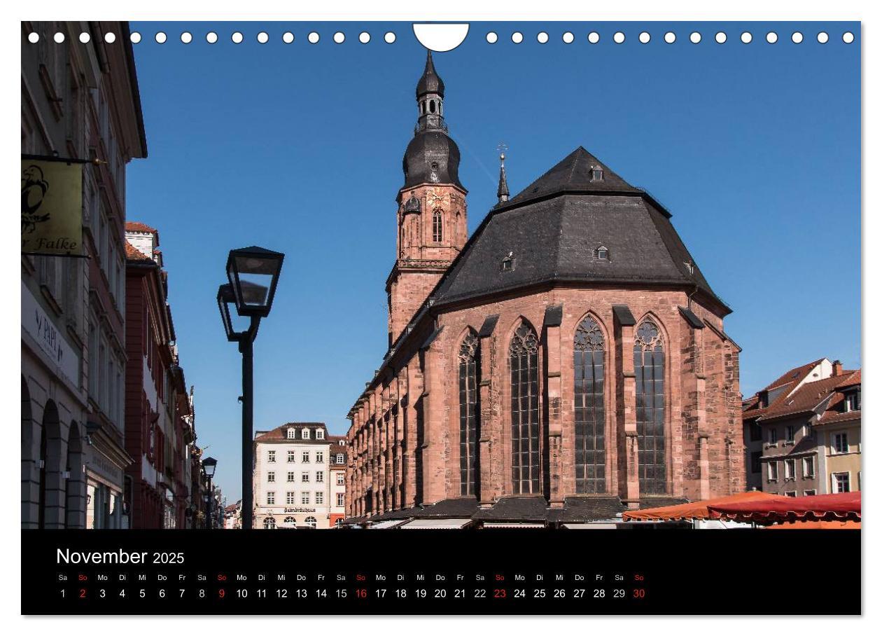 Bild: 9783435696055 | Heidelberger Stadtansichten (Wandkalender 2025 DIN A4 quer),...