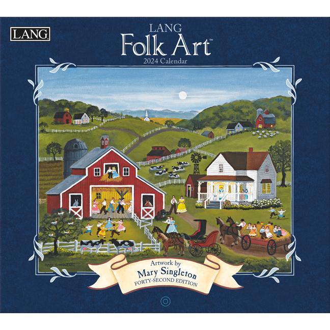 Cover: 9781469428963 | Lang Folk Art(tm) 2024 Wall Calendar | Kalender | Englisch | 2024