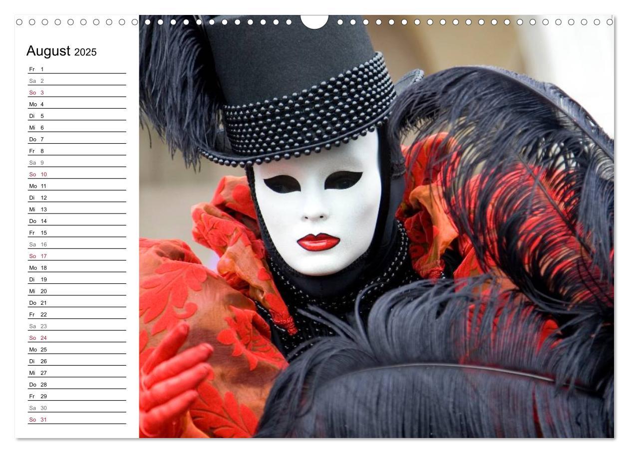 Bild: 9783435552962 | Carnevale di Venezia 2025 (Wandkalender 2025 DIN A3 quer), CALVENDO...