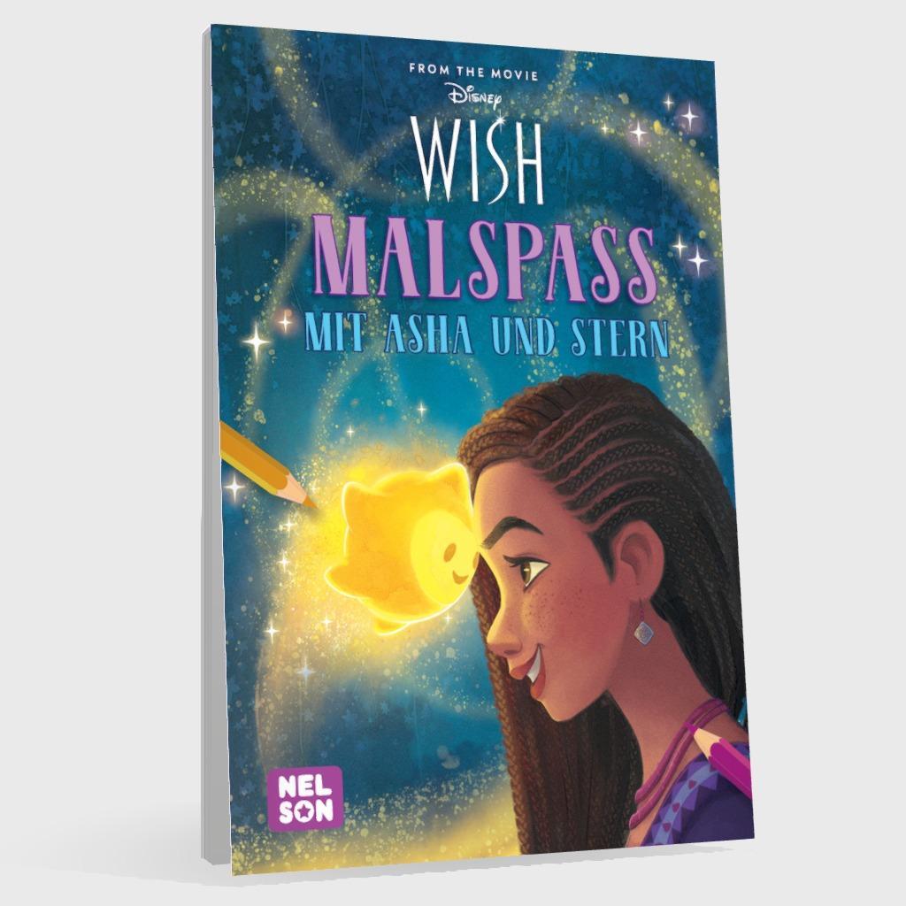 Bild: 9783845124940 | Disney Wish: Malspaß mit Asha und Stern | Taschenbuch | Malblock