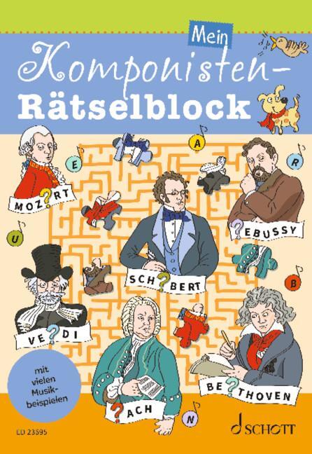 Cover: 9790001218702 | Mein Komponisten-Rätselblock | Maren Blaschke (u. a.) | Taschenbuch