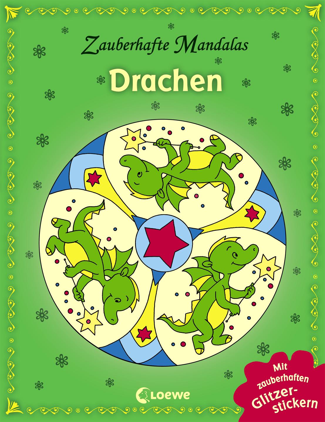 Cover: 9783785582510 | Zauberhafte Mandalas - Drachen | Loewe Kreativ | Taschenbuch | 80 S.