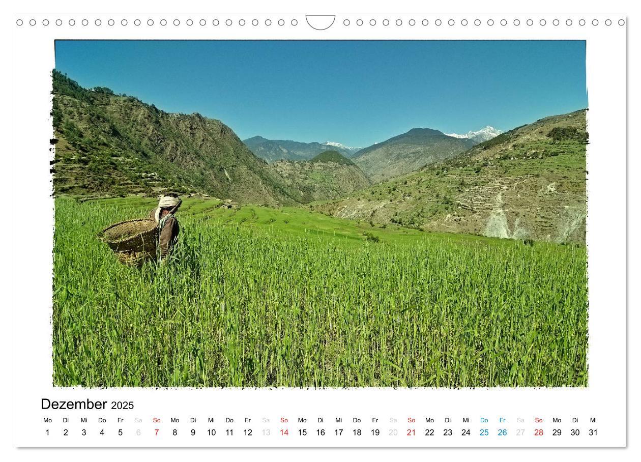 Bild: 9783435546732 | BEGEGNUNGEN IN NEPAL (Wandkalender 2025 DIN A3 quer), CALVENDO...