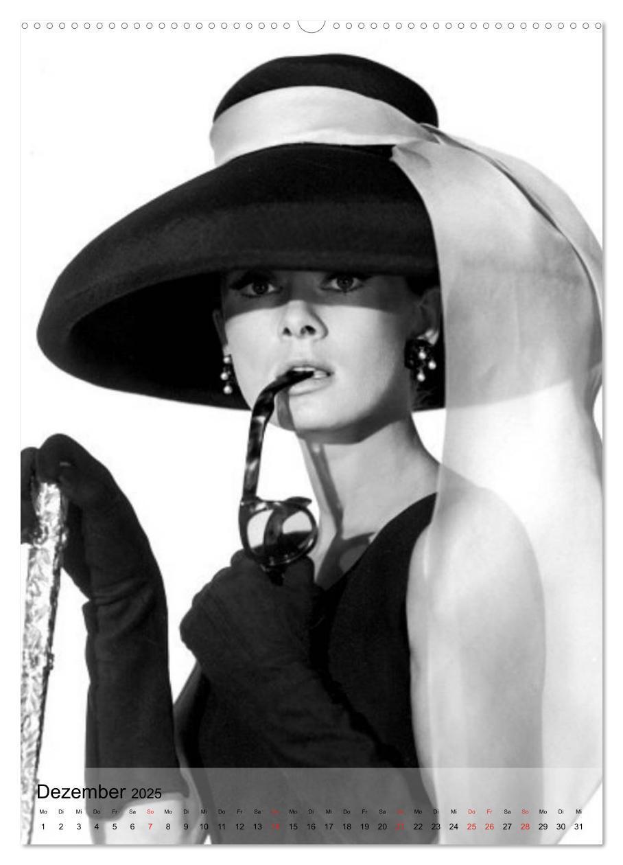 Bild: 9783457023303 | Hollywood-Diva - Audrey Hepburn (hochwertiger Premium Wandkalender...