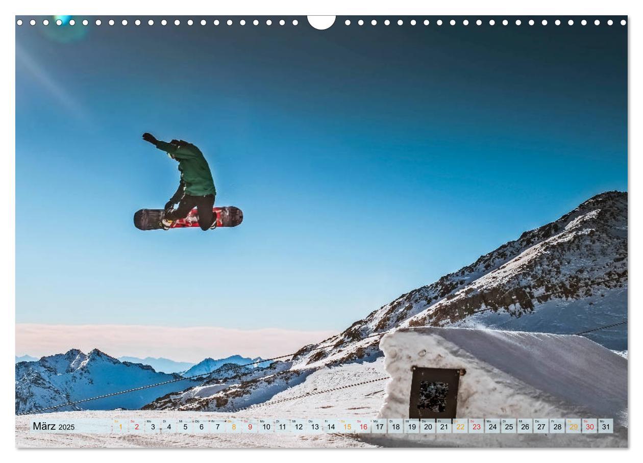 Bild: 9783435372546 | Snowboard - so cool (Wandkalender 2025 DIN A3 quer), CALVENDO...