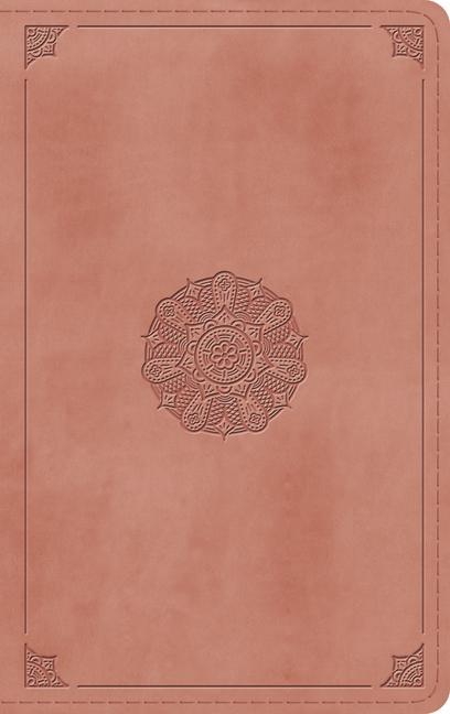 Cover: 9781433593130 | ESV Thinline Bible, Red Letter (Trutone, Blush Rose, Emblem Design)