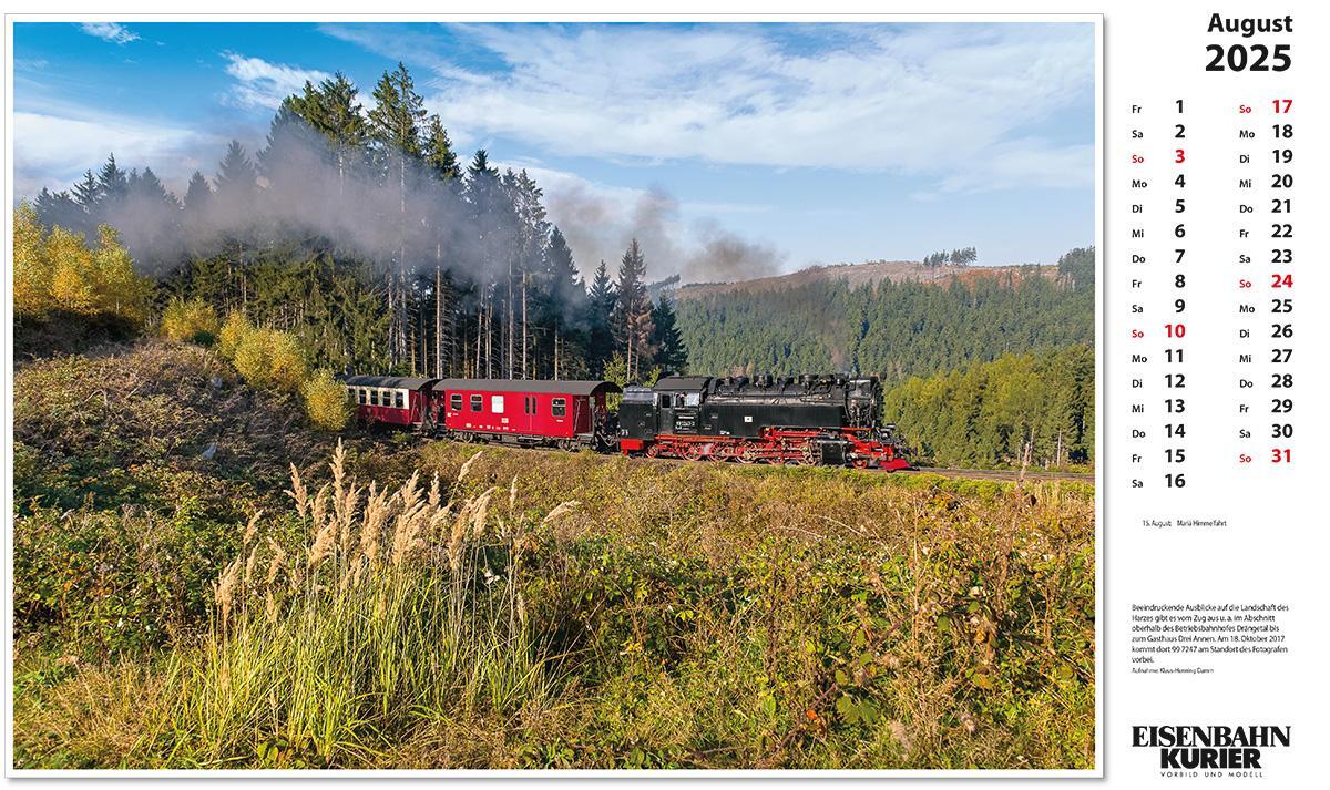 Bild: 9783844659368 | Harzer Schmalspurbahnen 2025 | Kalender | 13 S. | Deutsch | 2025