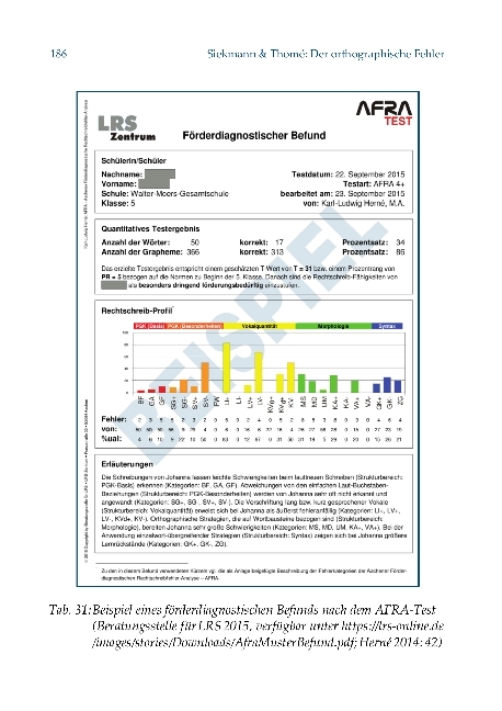 Bild: 9783942122078 | Der orthographische Fehler | Katja Siekmann (u. a.) | Taschenbuch