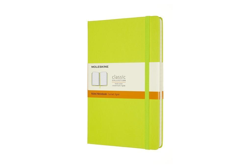 Cover: 8056420850871 | Moleskine Notizbuch Large/A5, Liniert, Fester Einband, Limetten Grün