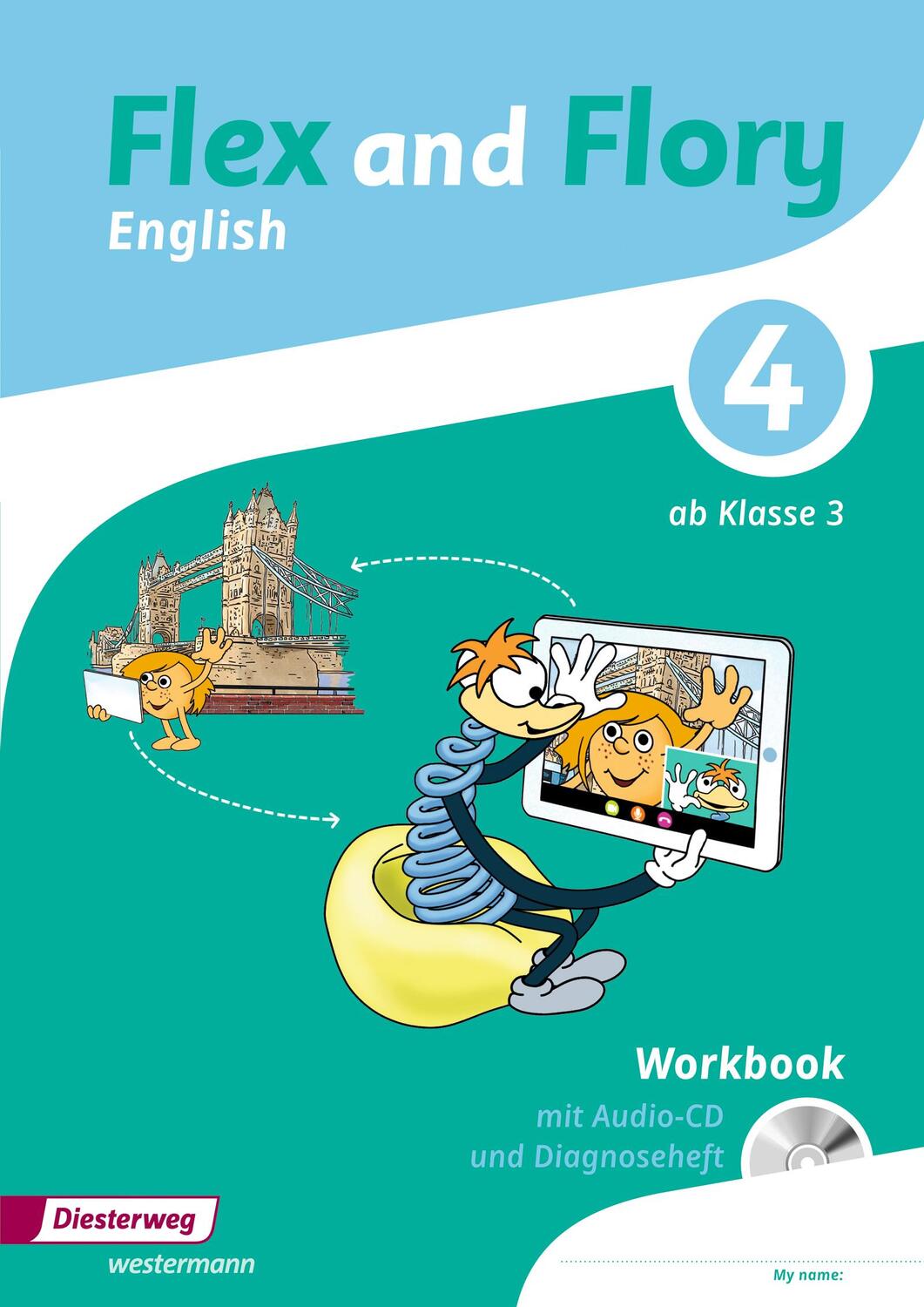 Cover: 9783425057743 | Flex and Flory 3/4. Workbook 4 mit Schüler-Audio-CD und Diagnoseheft