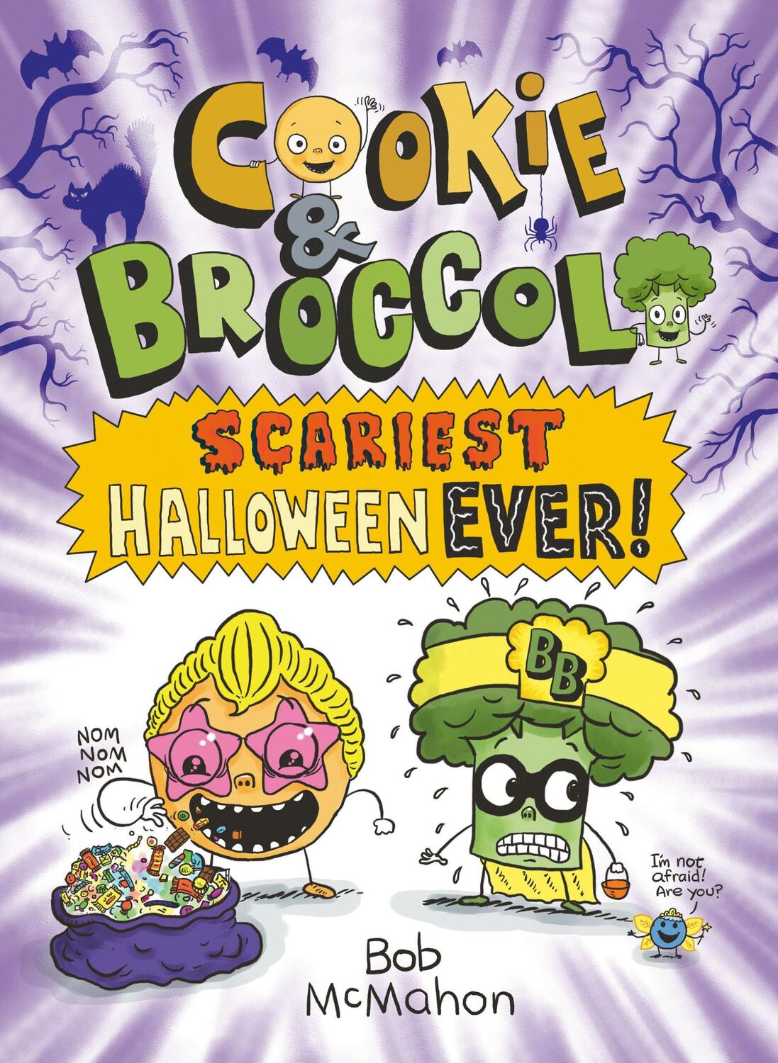 Cover: 9780593530016 | Cookie &amp; Broccoli: Scariest Halloween Ever!: A Graphic Novel | Mcmahon