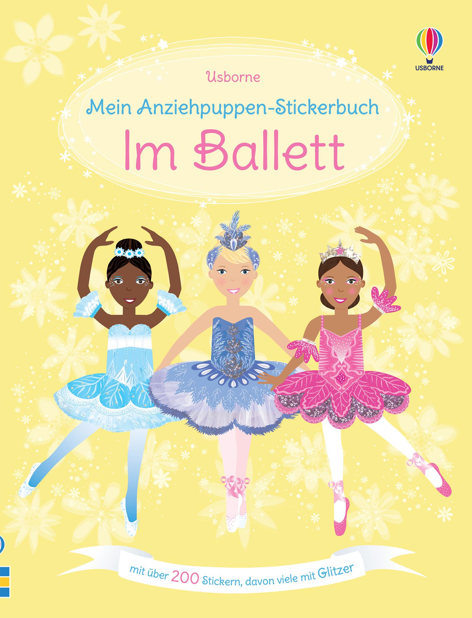 Bild: 9781035704088 | Meine glitzernden Anziehpuppen-Stickerbücher mini: Im Ballett,...