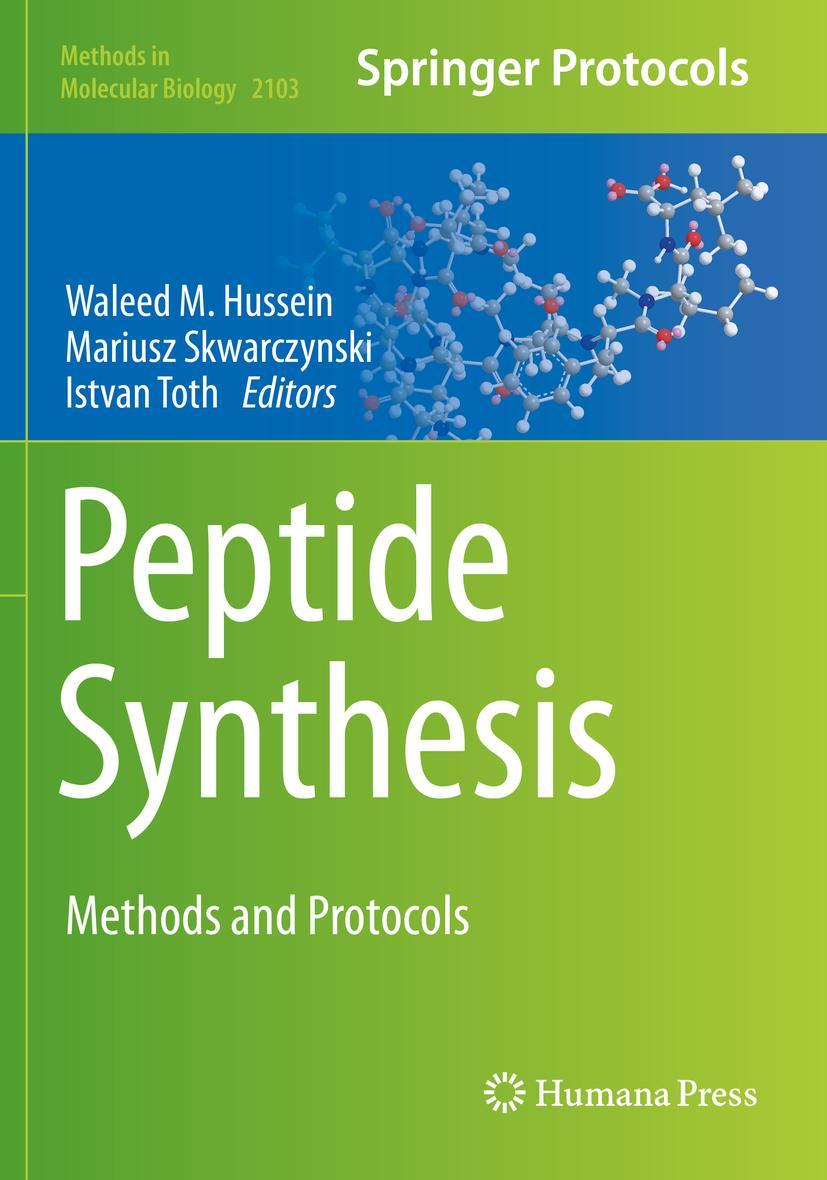 Cover: 9781071602294 | Peptide Synthesis | Methods and Protocols | Waleed M. Hussein (u. a.)