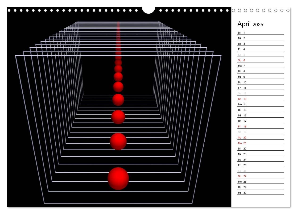 Bild: 9783435471171 | Mit Geometrie durch das Jahr (Wandkalender 2025 DIN A3 quer),...