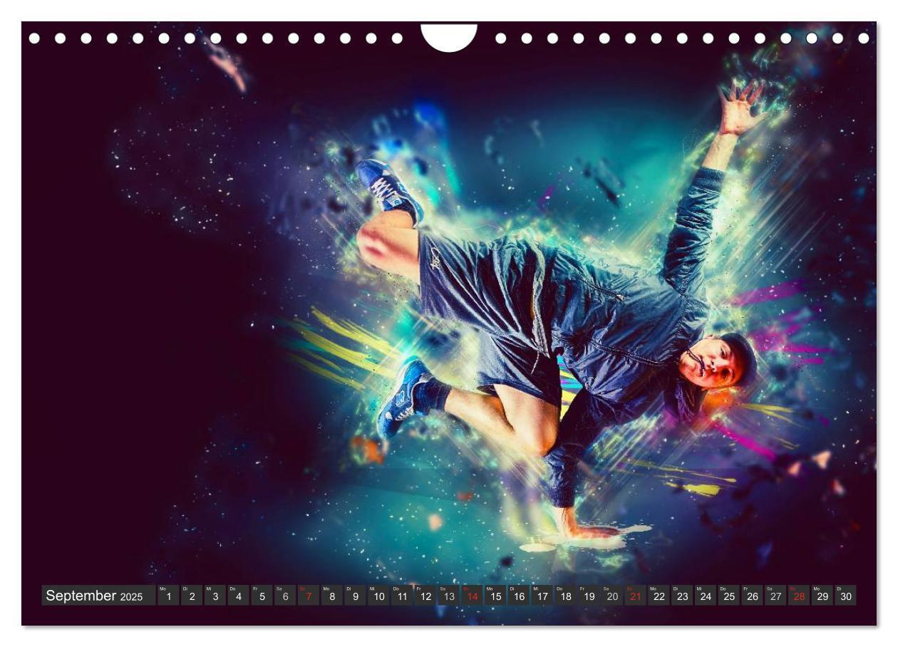 Bild: 9783435607570 | Break Dance (Wandkalender 2025 DIN A4 quer), CALVENDO Monatskalender