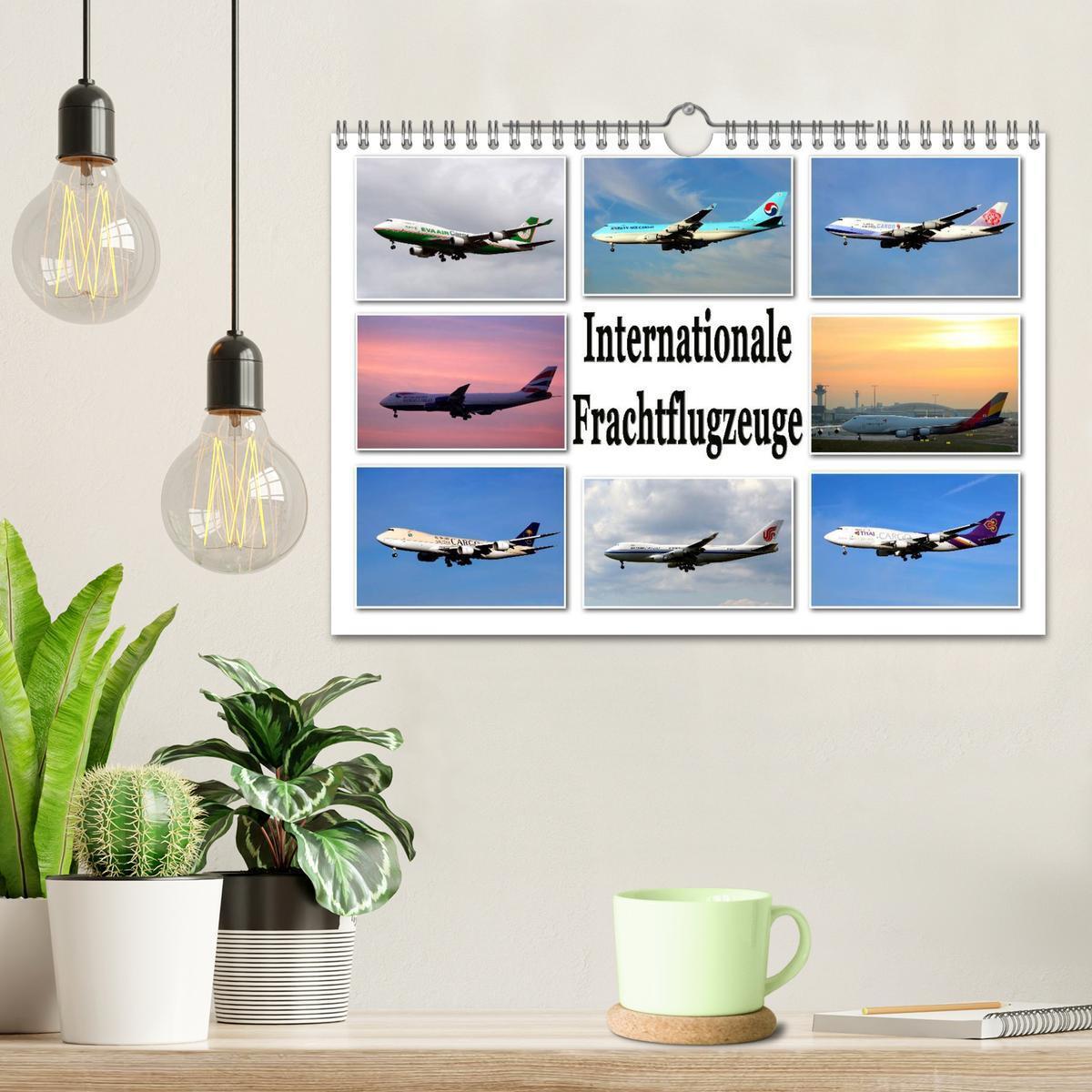 Bild: 9783435630301 | Internationale Frachtflugzeuge (Wandkalender 2025 DIN A4 quer),...