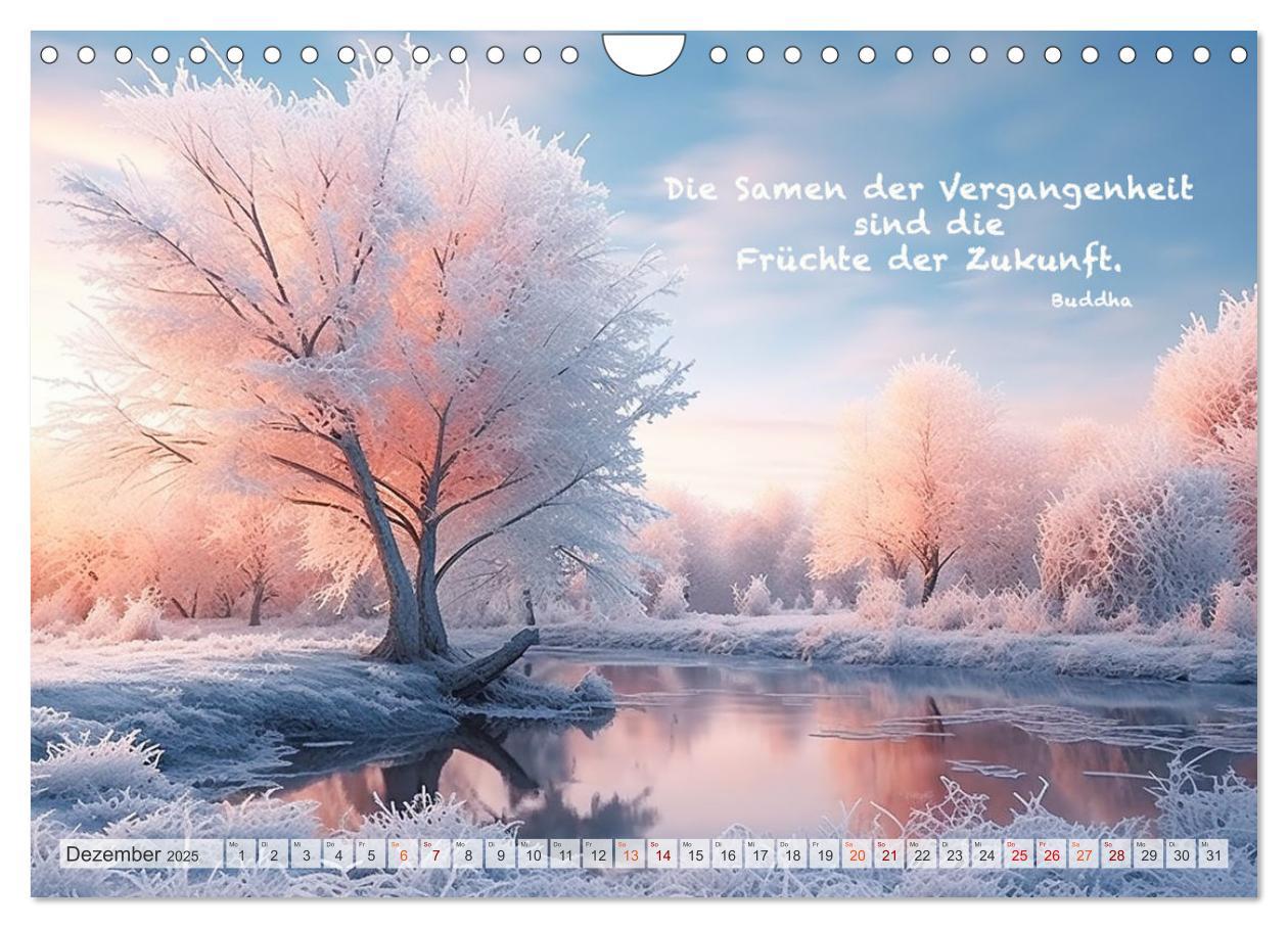 Bild: 9783383869839 | Meditation und innerer Frieden (Wandkalender 2025 DIN A4 quer),...