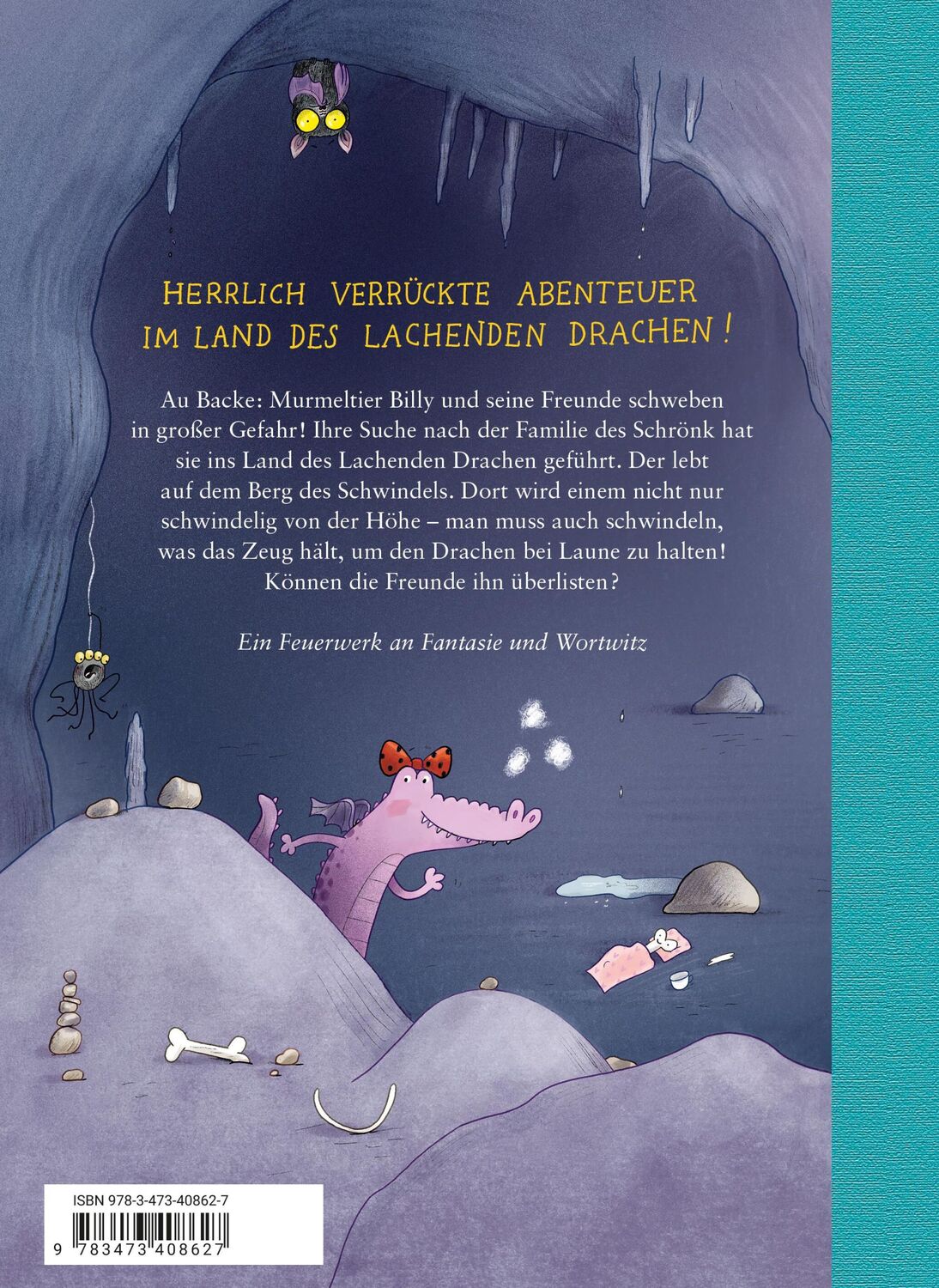 Rückseite: 9783473408627 | Billy Backe, Band 4: Billy Backe und der Lachende Drache (tierisch...