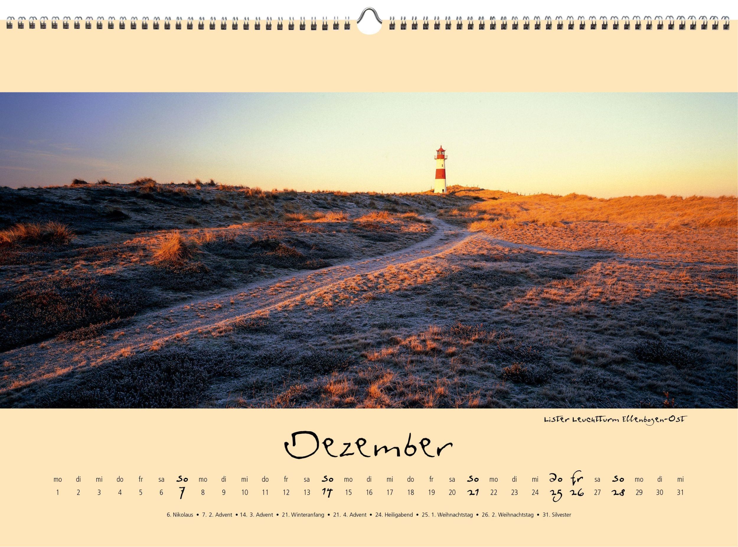 Bild: 9783944498614 | Sylt-die Insel 2025 Panoramakalender | Gernot Westendorf | Kalender