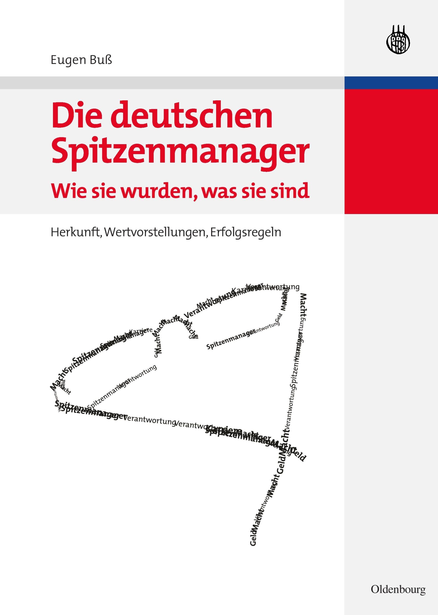 Cover: 9783486582567 | Die deutschen Spitzenmanager - Wie sie wurden, was sie sind | Buß | XI