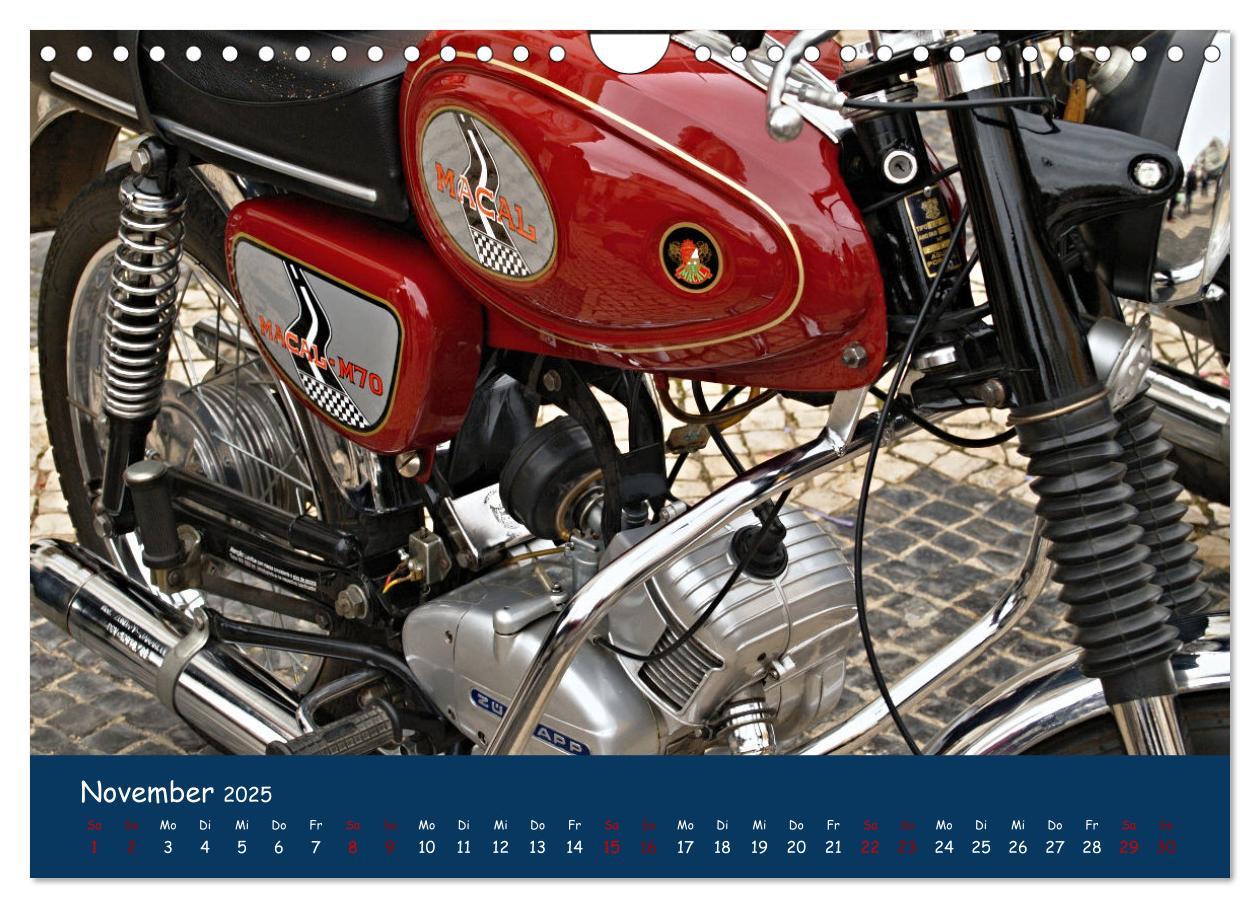 Bild: 9783435011032 | Vintage Mopeds (Wandkalender 2025 DIN A4 quer), CALVENDO...