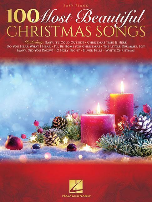 Cover: 888680946104 | 100 Most Beautiful Christmas Songs Easy Piano Songbook | Taschenbuch