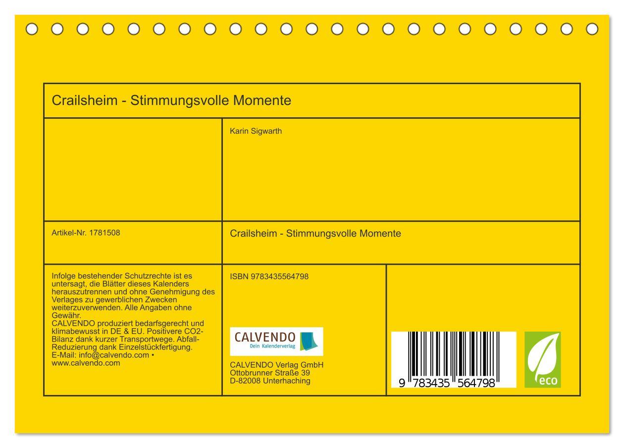 Bild: 9783435564798 | Crailsheim - Stimmungsvolle Momente (Tischkalender 2025 DIN A5...