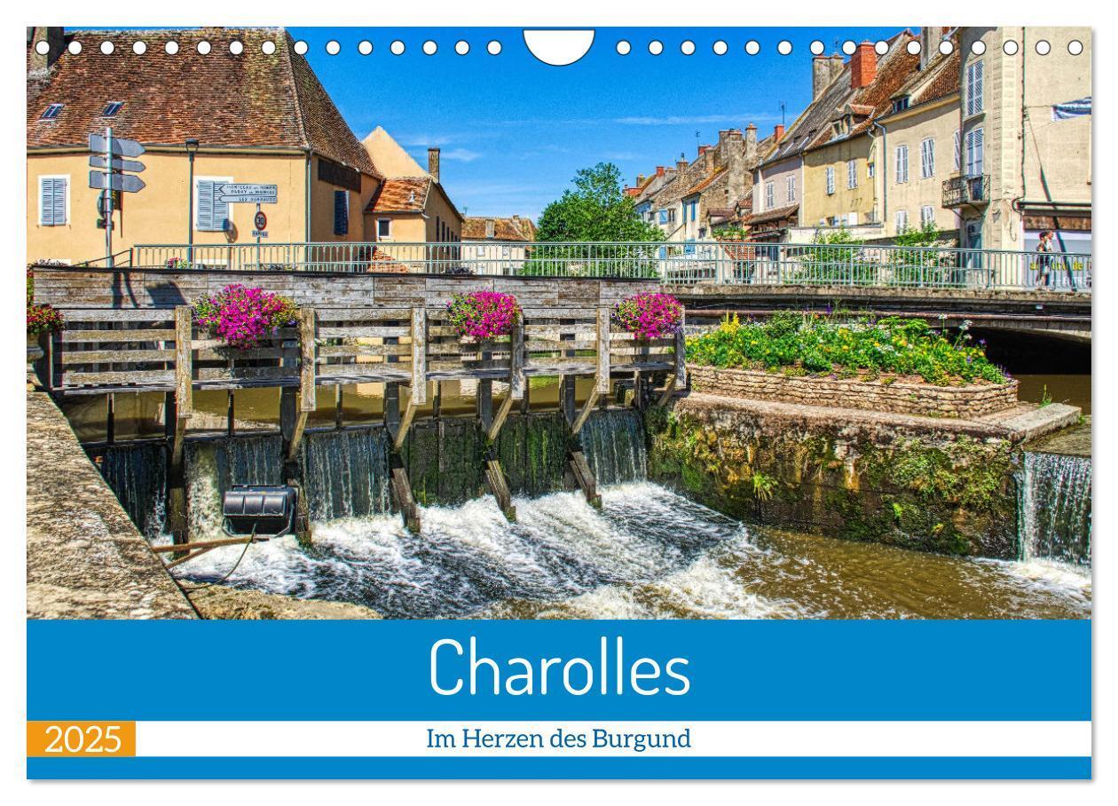 Cover: 9783383979088 | Charolles - Im Herzen des Burgund (Wandkalender 2025 DIN A4 quer),...