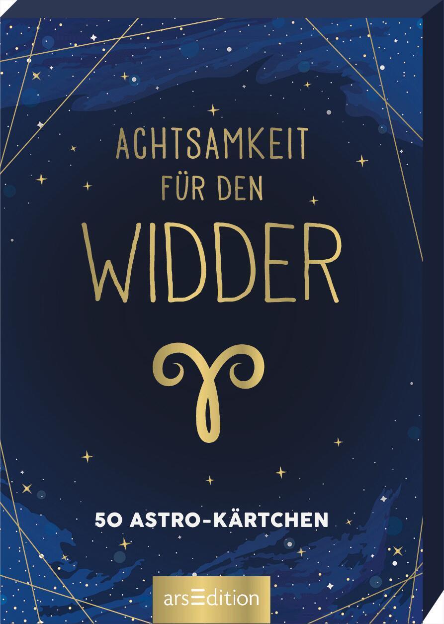 Cover: 9783845849669 | Achtsamkeit für den Widder | 50 Astro-Kärtchen | Taschenbuch | 51 S.