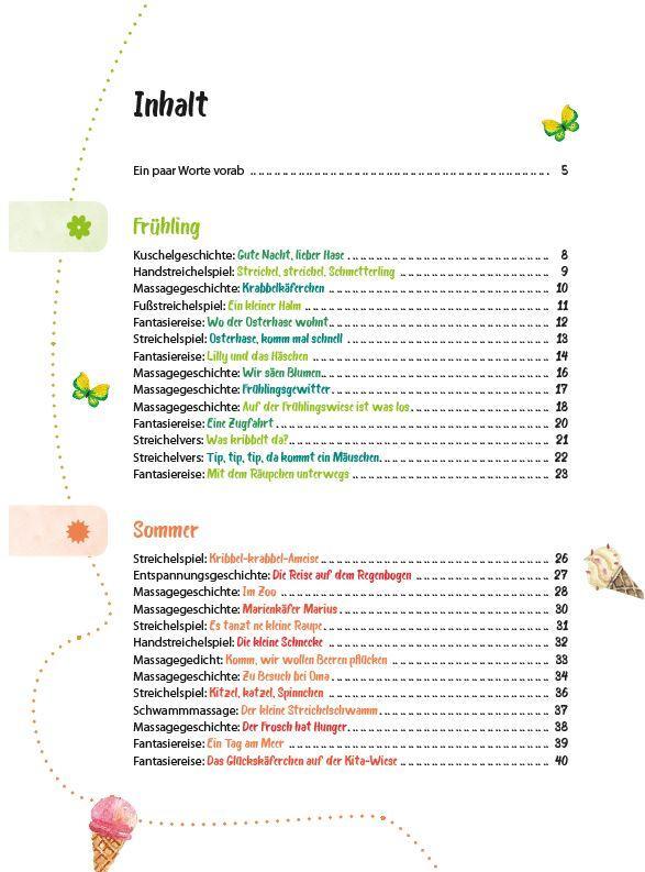 Bild: 9783960460862 | Das Krippen-Jahreszeitenbuch | Streichelspiele &amp; Massagegeschichten