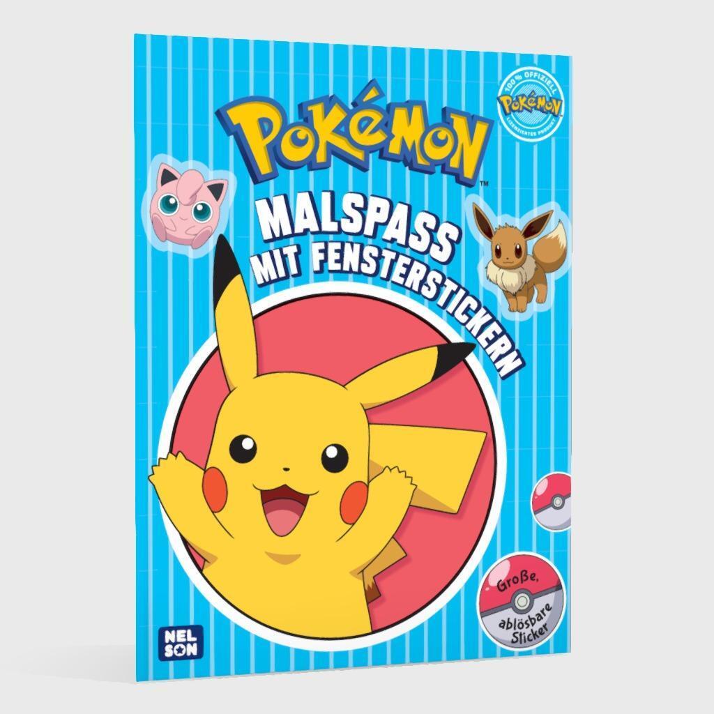 Bild: 9783845125046 | Pokémon Activity-Buch: Malspaß mit Fensterstickern | Taschenbuch