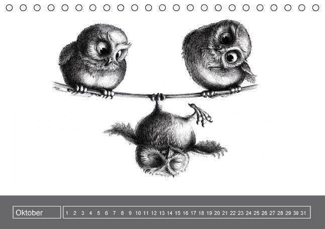 Bild: 9783660202403 | owls & friends Immerwährender Kalender (Tischkalender immerwährend...