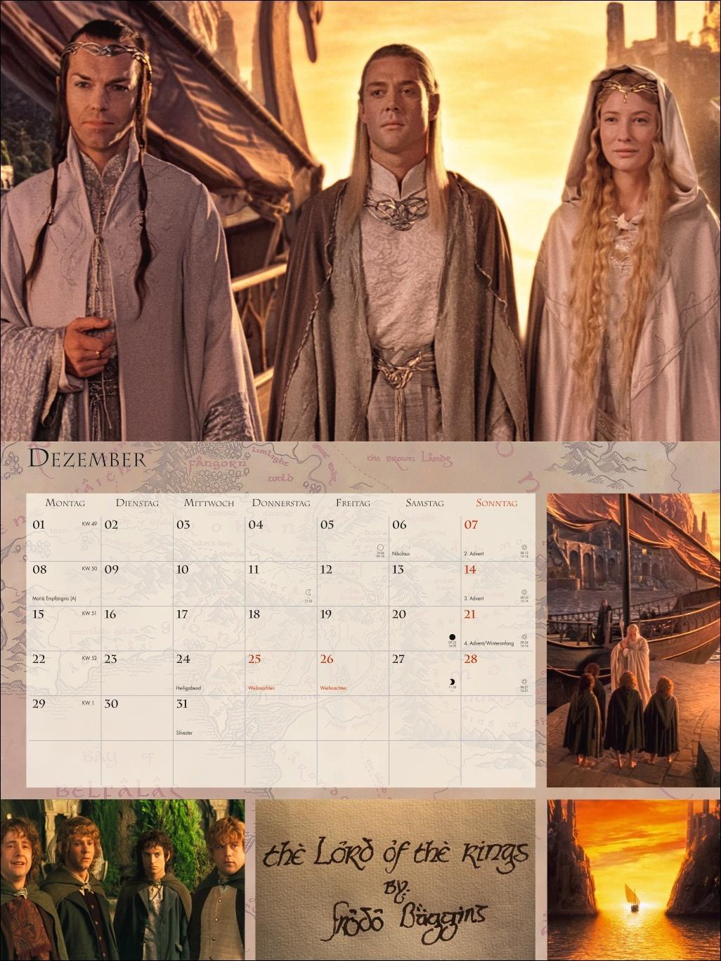 Bild: 9783756404988 | Der Herr der Ringe Broschur XL Kalender 2025 | Heye | Kalender | 28 S.