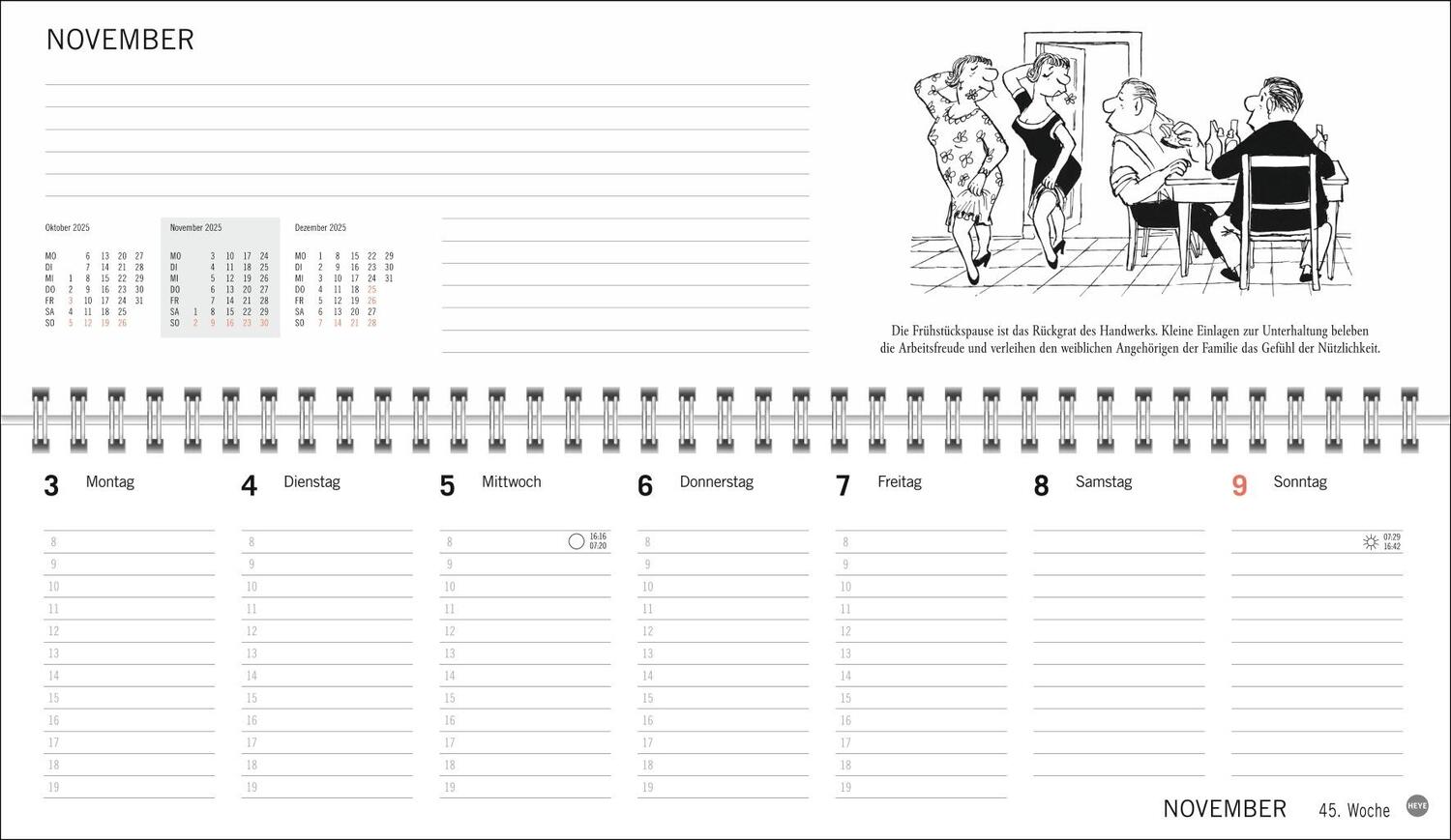 Bild: 9783756406517 | Loriot Büroplaner 2025 | Loriot | Kalender | Loriot Kalender Heye