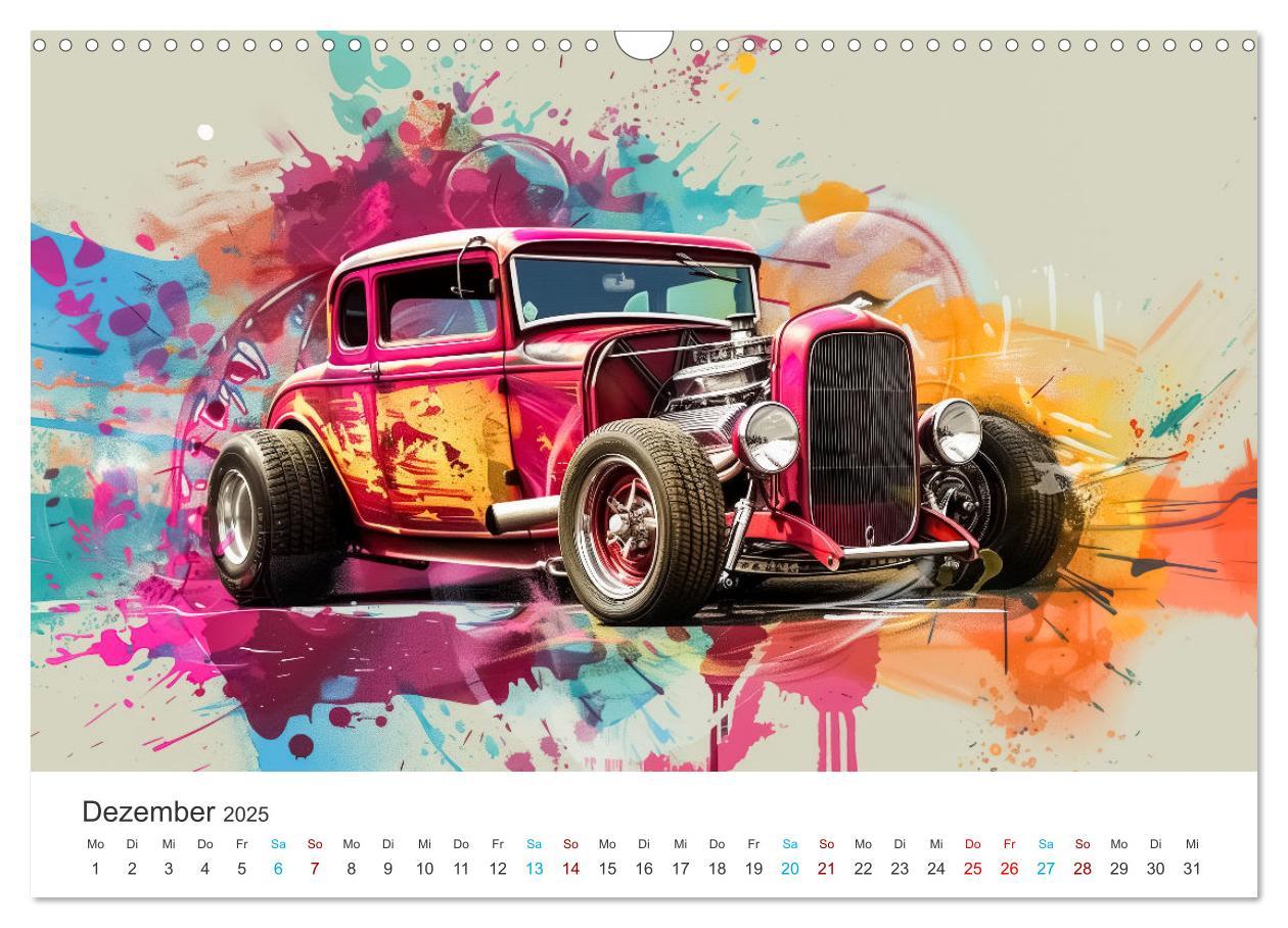 Bild: 9783383806995 | Hot Road - Oldtimer durch eine KI im neuen Gewand (Wandkalender...