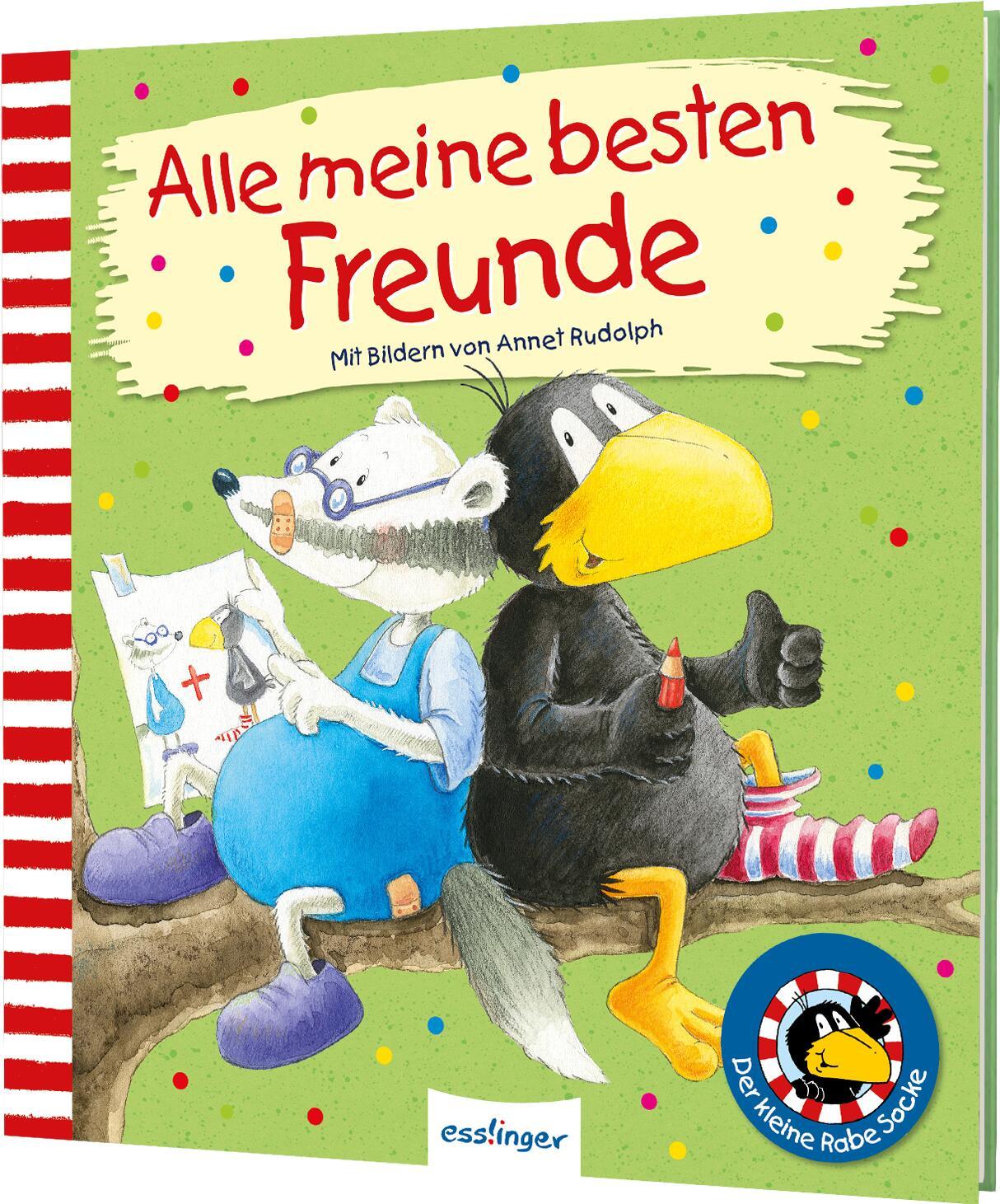 Cover: 9783480232857 | Der kleine Rabe Socke: Alle meine besten Freunde | Annet Rudolph